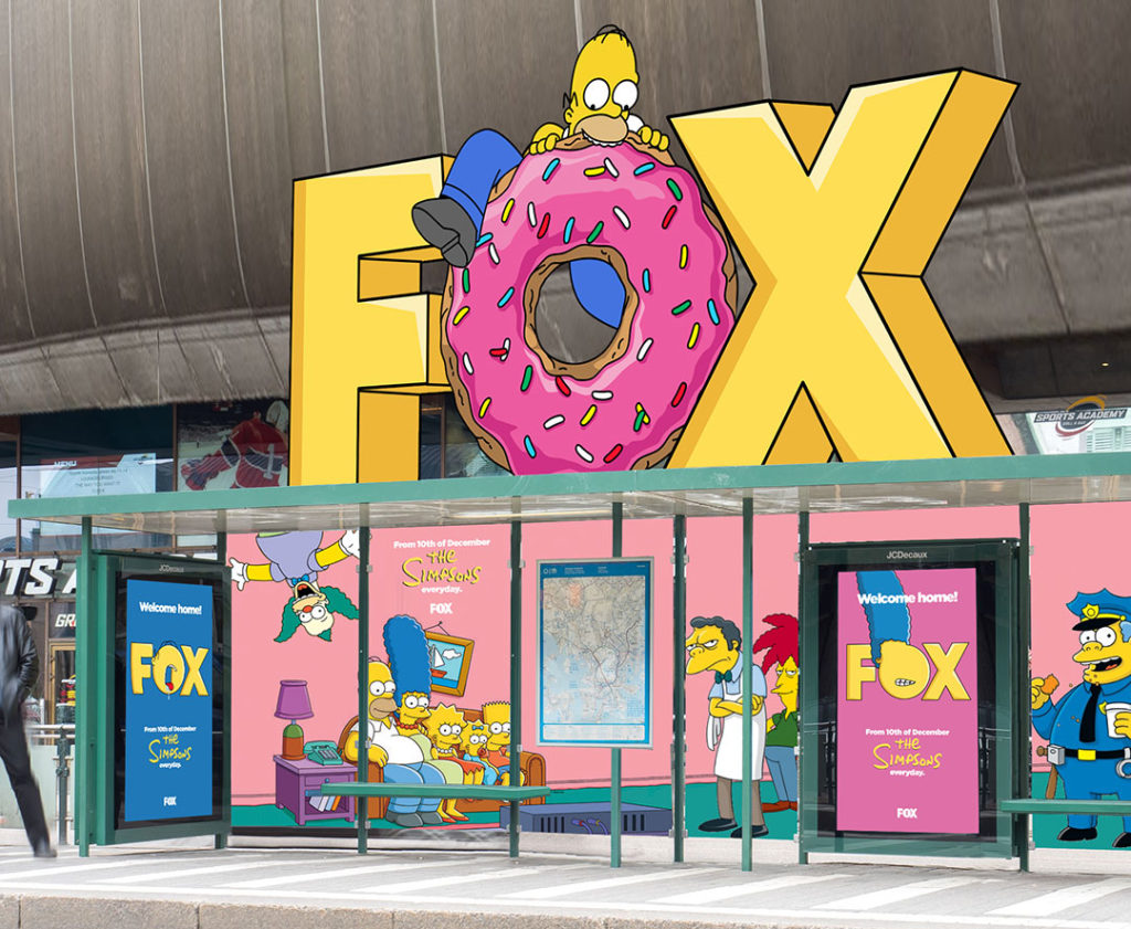 The Simpsons front view