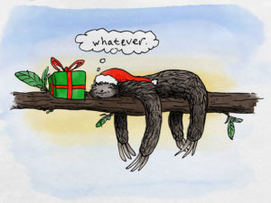 Sloth Whatever Christmas